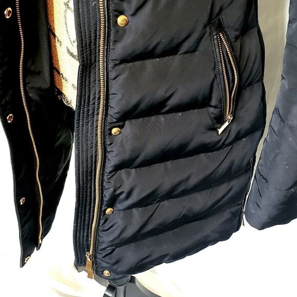 Zara Basic | Down Feather Knee Length Puffer Jacket - Picture 3 of 8
